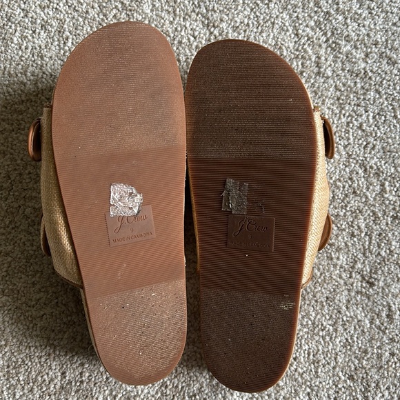 J. Crew Two-Strap Woven Buckle Sandals - Picture 5 of 7